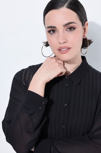 Plus size veliki brojevi Košulja dugih rukava dužeg kroja za punije