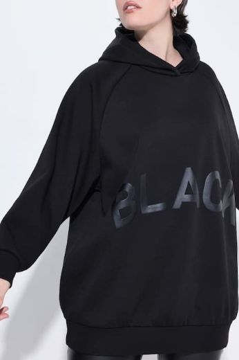 Plus size veliki brojevi Majica dugih rukava s kapuljačom šireg kroja za punije