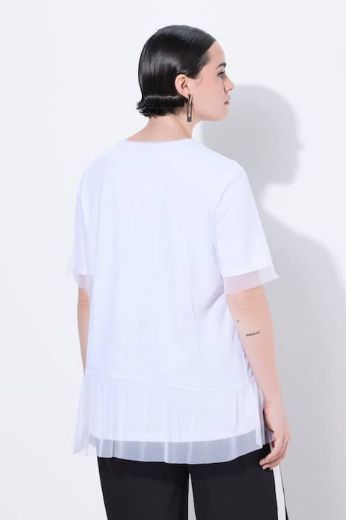 Plus size veliki brojevi Majica kratkih rukava okruglog ovratnika za punije