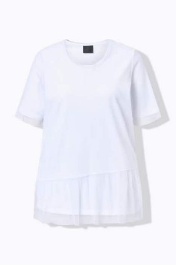 Plus size veliki brojevi Majica kratkih rukava okruglog ovratnika za punije