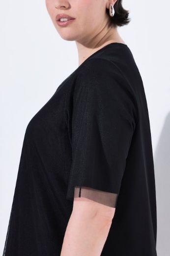 Plus size veliki brojevi Majica kratkih rukava okruglog ovratnika za punije