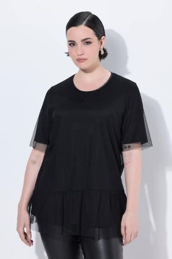 Plus size veliki brojevi Majica kratkih rukava okruglog ovratnika za punije