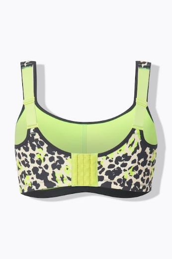 Plus size veliki brojevi Grudnjak sportski s leopard uzorkom za punije