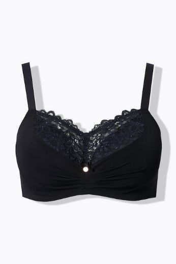 Plus size veliki brojevi Grudnjak sa žicom s dodatkom ukrasne čipke za punije