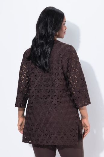 Plus size veliki brojevi Tunika 3/4 rukava V ovratnika za punije