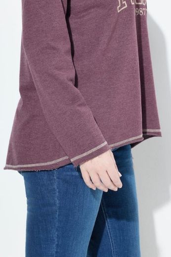 Plus size veliki brojevi Majica dugih rukava V ovratnika za punije