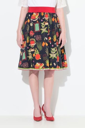 Plus size veliki brojevi Suknja A kroja za punije