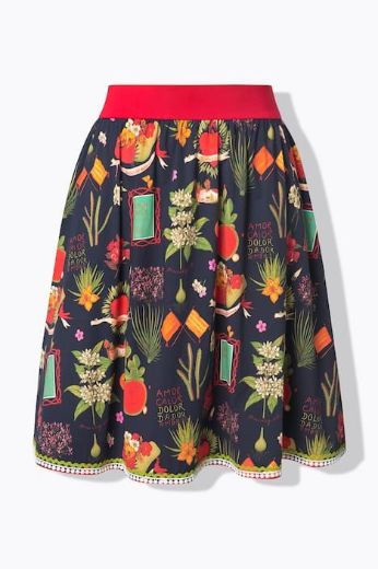 Plus size veliki brojevi Suknja A kroja za punije