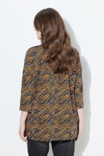 Plus size veliki brojevi Majica 3/4 rukava A kroja za punije