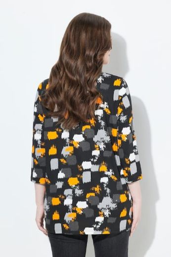 Plus size veliki brojevi Majica 3/4 rukava A kroja za punije