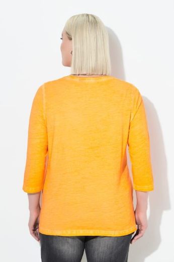 Plus size veliki brojevi Majica 3/4 rukava V ovratnika za punije