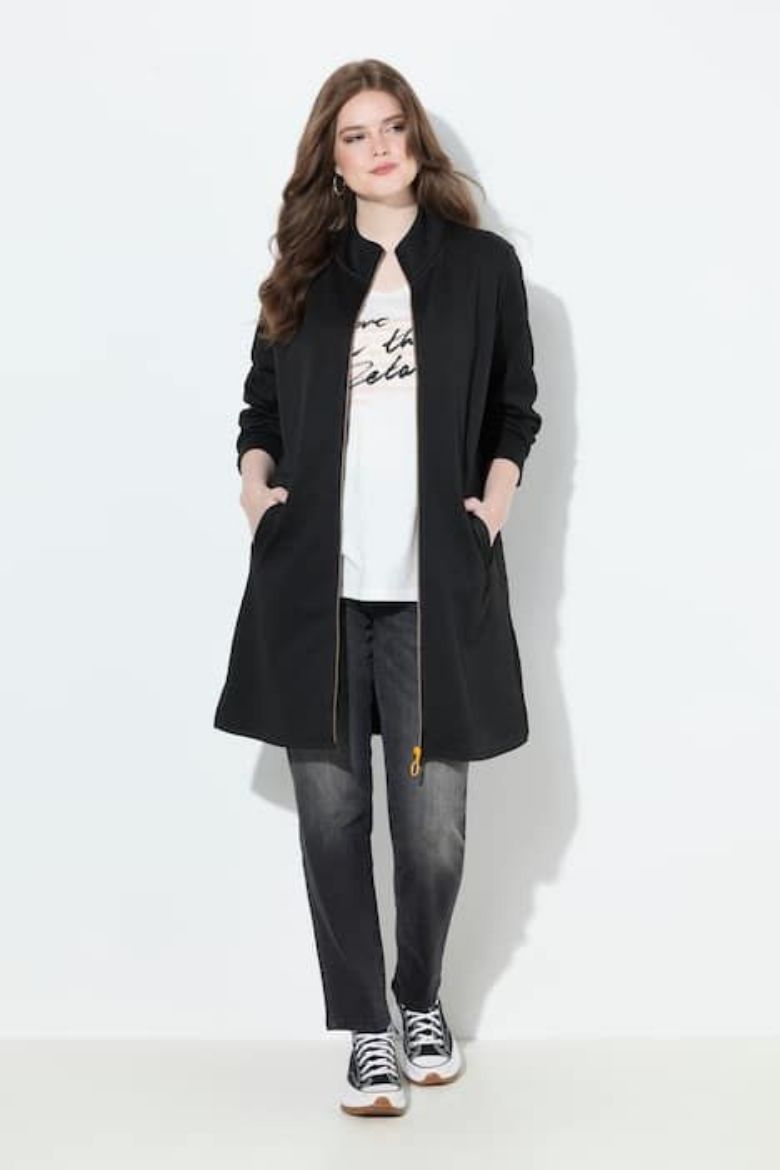 Plus size veliki brojevi Jakna lagana dužeg kroja za punije