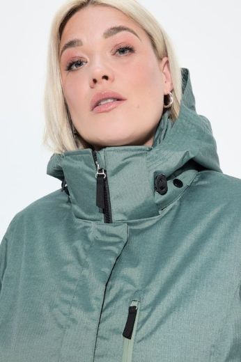 Plus size veliki brojevi Jakna parka s kapuljačom za punije