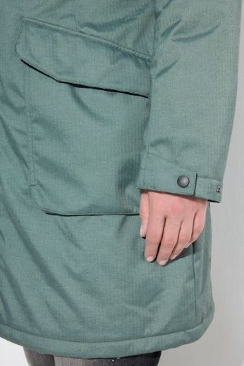 Plus size veliki brojevi Jakna parka s kapuljačom za punije