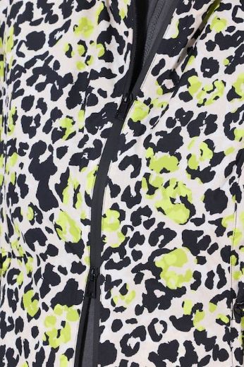 Plus size veliki brojevi Jakna lagana za kišu s leopard printom za punije