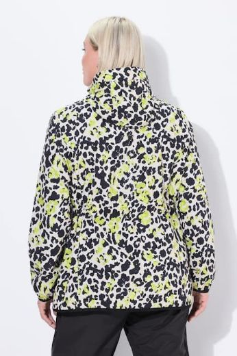 Plus size veliki brojevi Jakna lagana za kišu s leopard printom za punije