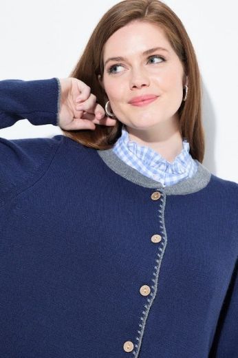 Plus size veliki brojevi Kardigan na kopčanja za punije