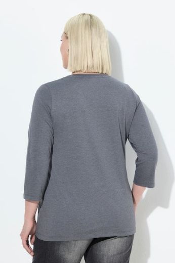 Plus size veliki brojevi Majica 3/4 rukava V ovratnika za punije