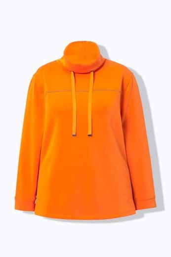 Plus size veliki brojevi Majica s vezanjem na ovratniku za punije