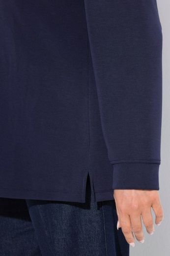 Plus size veliki brojevi Majica s vezanjem na ovratniku za punije