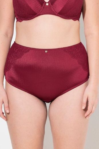Plus size veliki brojevi Gaćice od satena srednje visokog kroja za punije