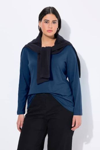 Plus size veliki brojevi Majica dugi rukavi okrugli izrez za punije