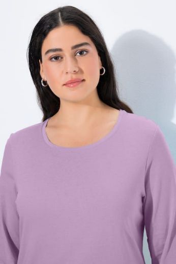 Plus size veliki brojevi Majica dugi rukavi okrugli izrez za punije