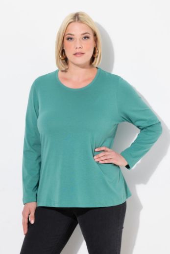 Plus size veliki brojevi Majica dugi rukavi okrugli izrez za punije