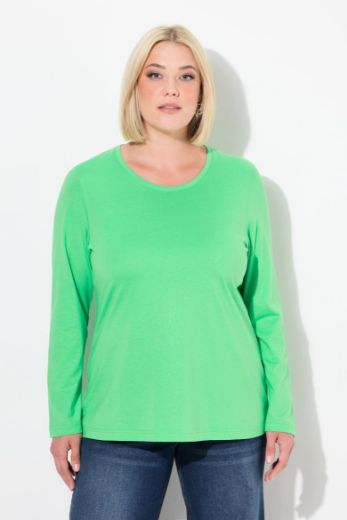 Plus size veliki brojevi Majica dugi rukavi okrugli izrez za punije