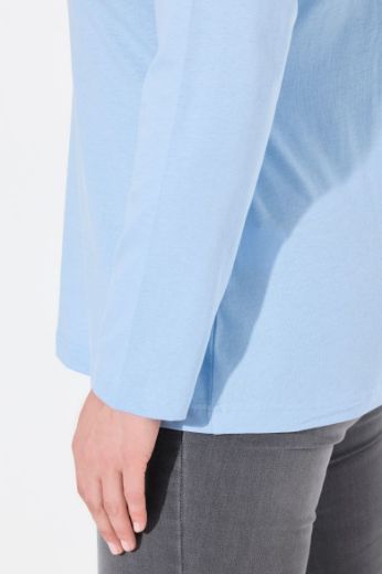 Plus size veliki brojevi Majica dugi rukavi okrugli izrez za punije