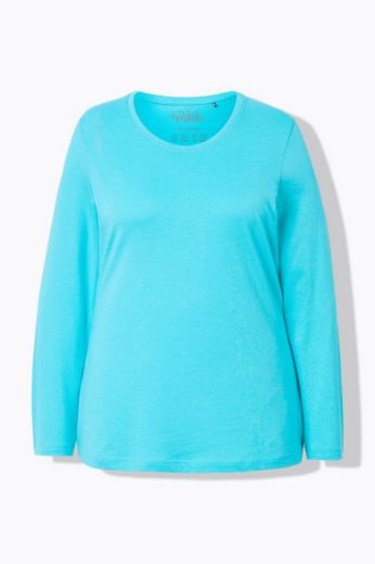 Plus size veliki brojevi Majica dugi rukavi okrugli izrez za punije