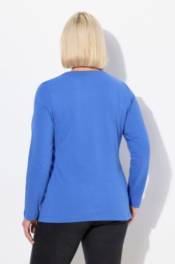 Plus size veliki brojevi Majica dugi rukavi okrugli izrez za punije