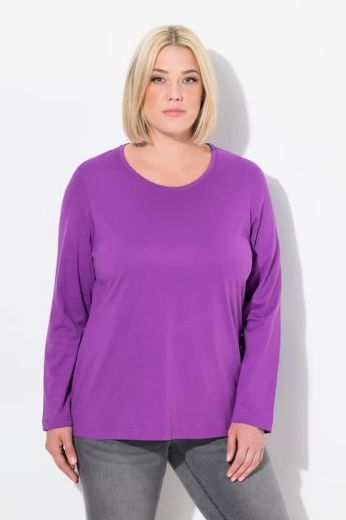 Plus size veliki brojevi Majica dugi rukavi okrugli izrez za punije
