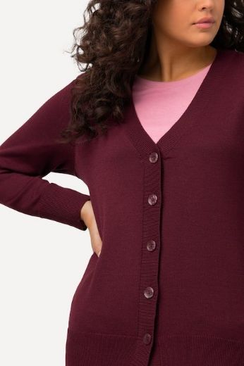 Plus size veliki brojevi Kardigan klasični V ovratnik za punije