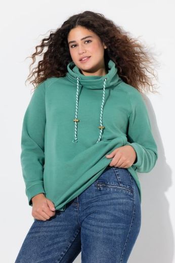 Plus size veliki brojevi Majica sportska s rol kragnom za punije