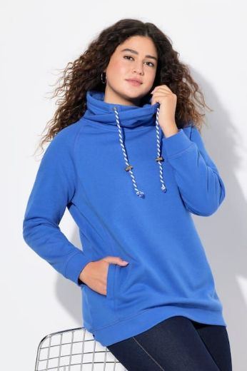 Plus size veliki brojevi Majica sportska s rol kragnom za punije