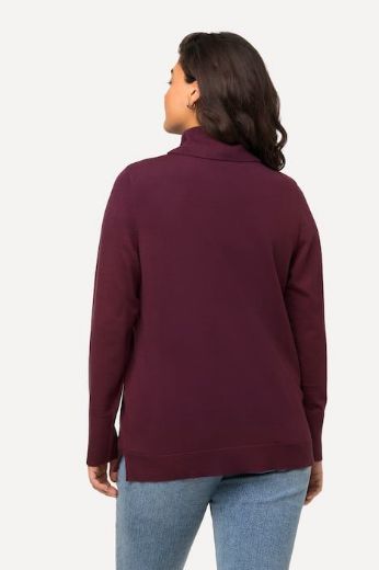 Plus size veliki brojevi Pulover s rol ovratnikom za punije