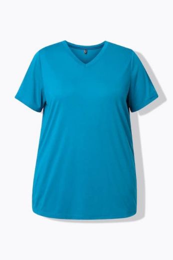 Plus size veliki brojevi Majica funkcionalna V ovratnik za punije