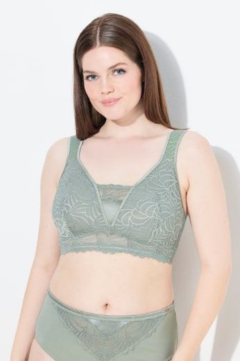 Plus size veliki brojevi Grudnjak sa širim naremenicama s dodatkom čipke za punije