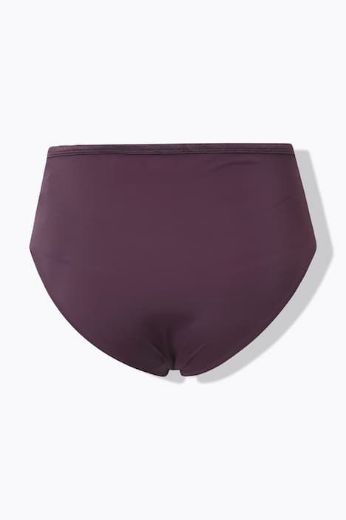 Plus size veliki brojevi Gaćice od mikrofibre s dodatkom ukrasne čipke za punije