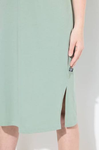 Plus size veliki brojevi Spavaćica s V izrezom na pruge za punije