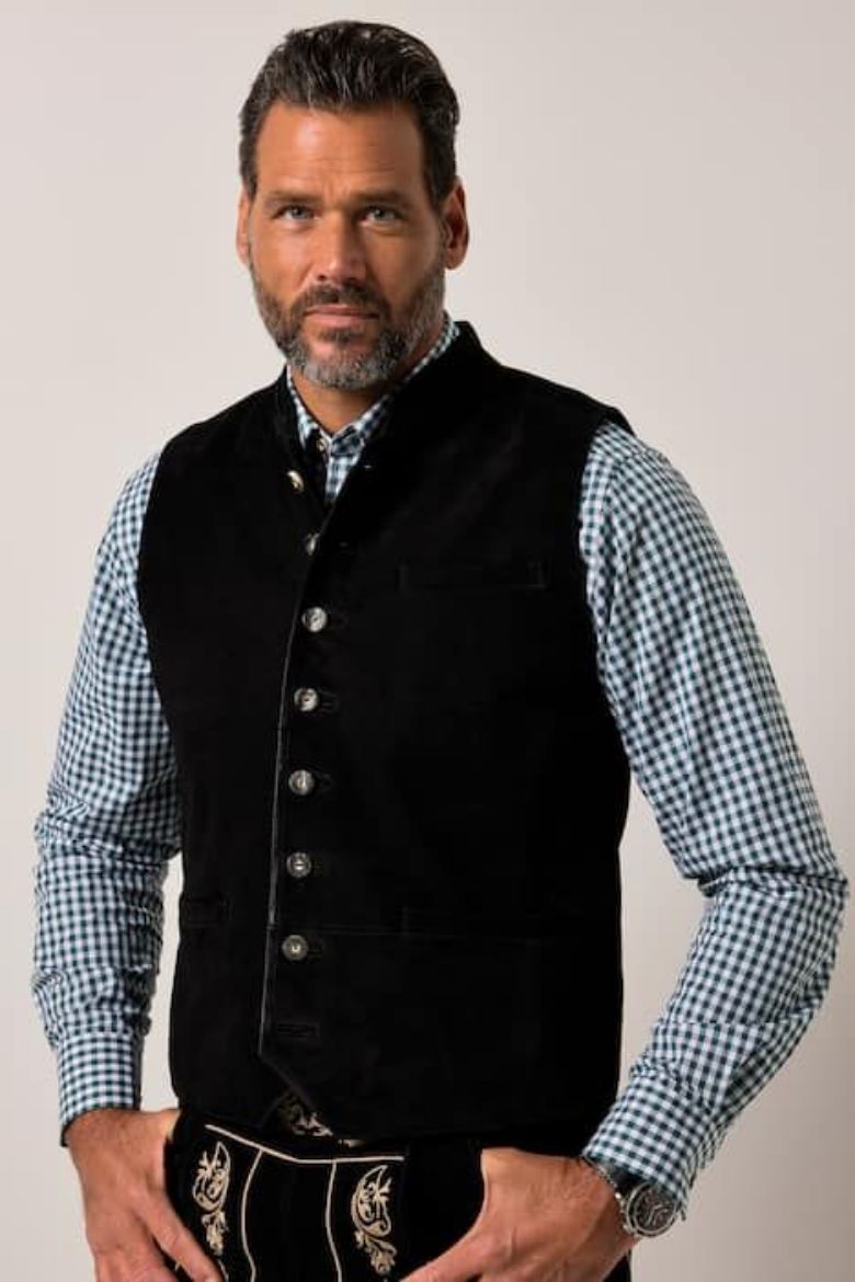 Plus size veliki brojevi Prsluk kožni na kopčanje za punije