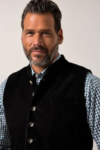 Plus size veliki brojevi Prsluk kožni na kopčanje za punije