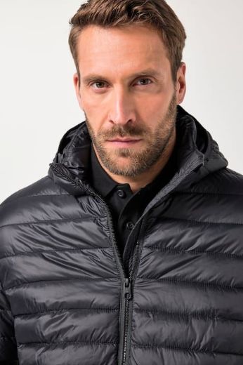 Plus size veliki brojevi Jakna prošivena s odvojivom kapuljačom za punije