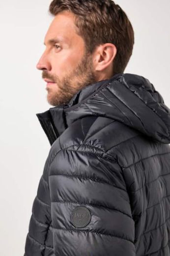 Plus size veliki brojevi Jakna prošivena s odvojivom kapuljačom za punije