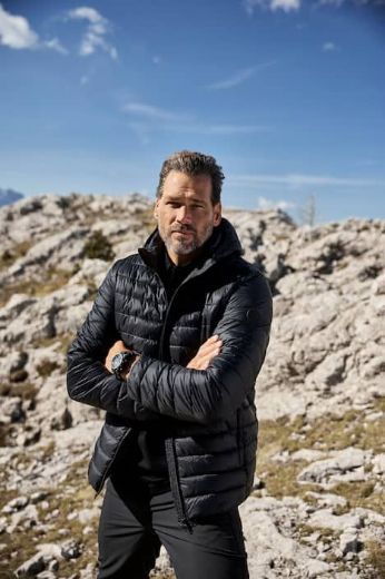 Plus size veliki brojevi Jakna prošivena s odvojivom kapuljačom za punije