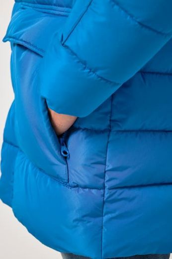 Plus size veliki brojevi Jakna prošivena s kapuljačom za punije