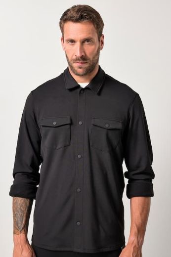 Plus size veliki brojevi Majica dugih rukava na kopčanje za punije