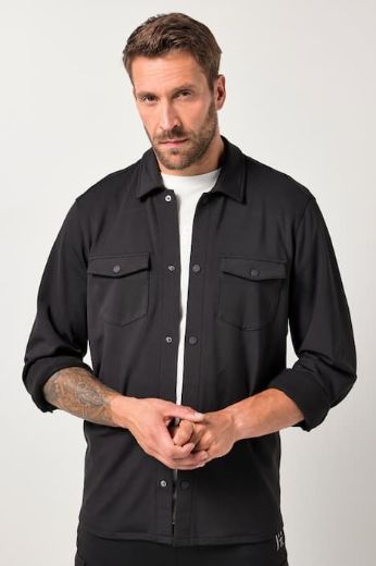 Plus size veliki brojevi Majica dugih rukava na kopčanje za punije