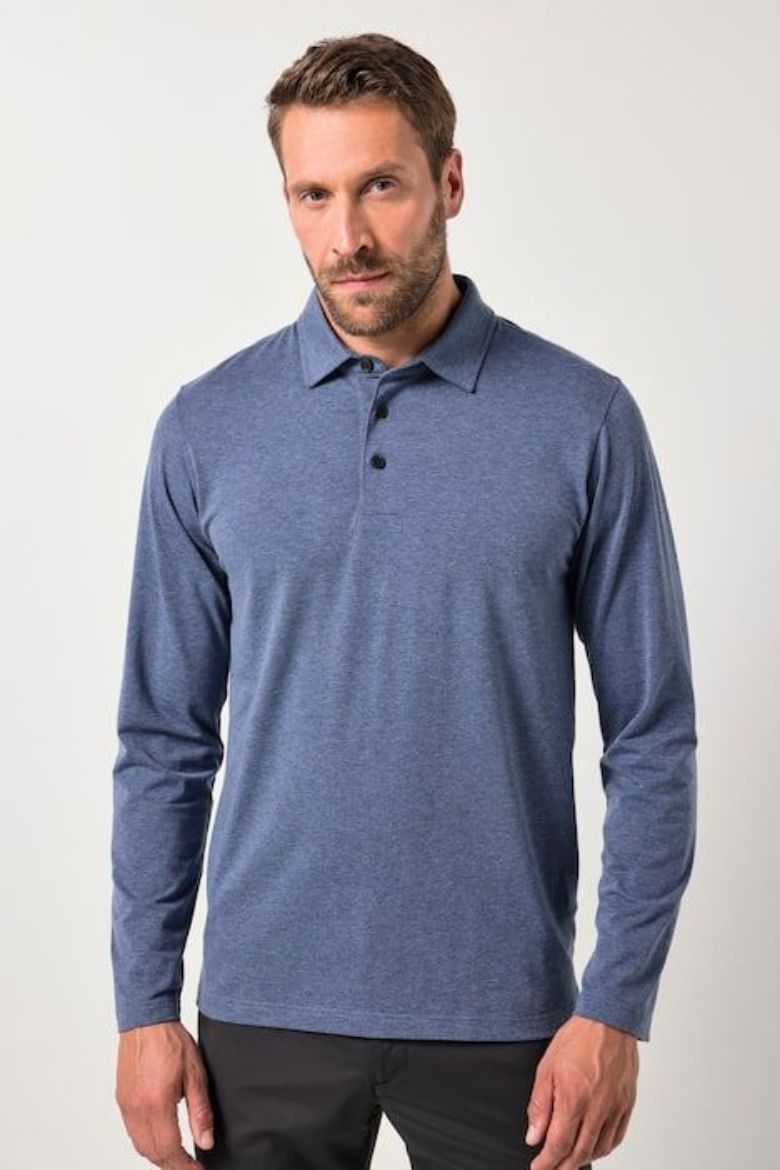 Plus size veliki brojevi Majica Polo dugih rukava za punije